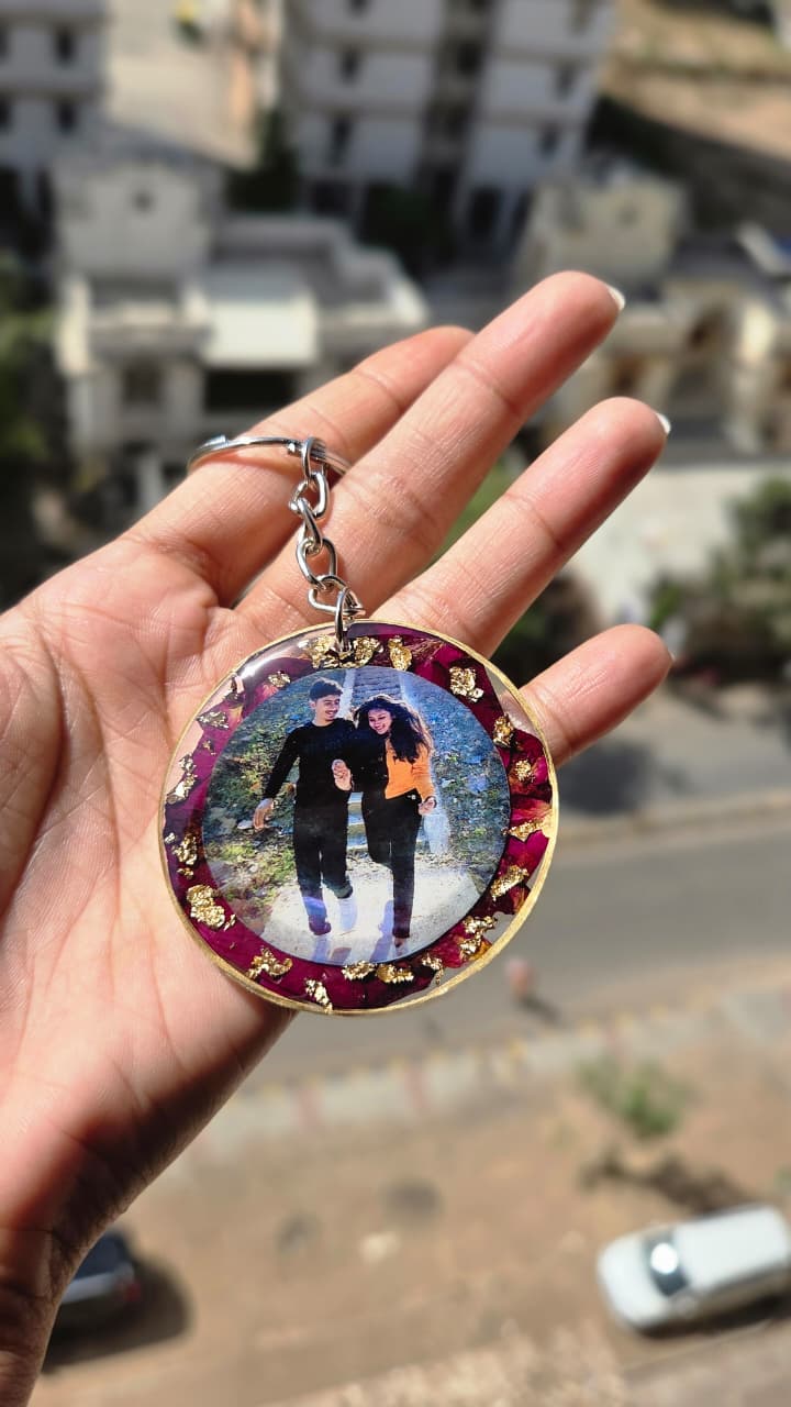 Photo Resin Keychain